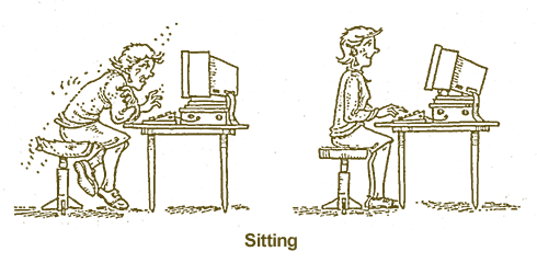 The Technique can help with a healthy sitting posture.